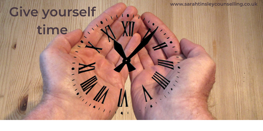 Give yourself time before and after online counselling
