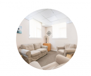 Calm and welcoming supervision and counselling room